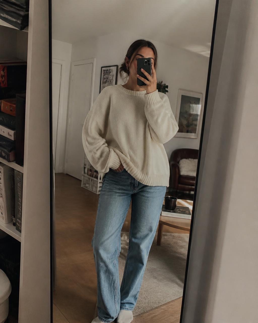 Styled look, editorial outfit